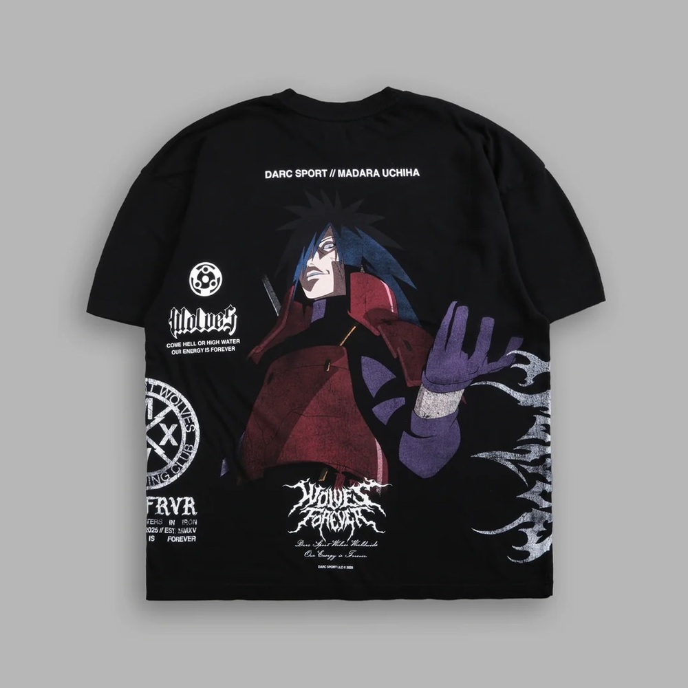 Darc Sport Naruto Madara Uchiha Side by Side Tee Medium